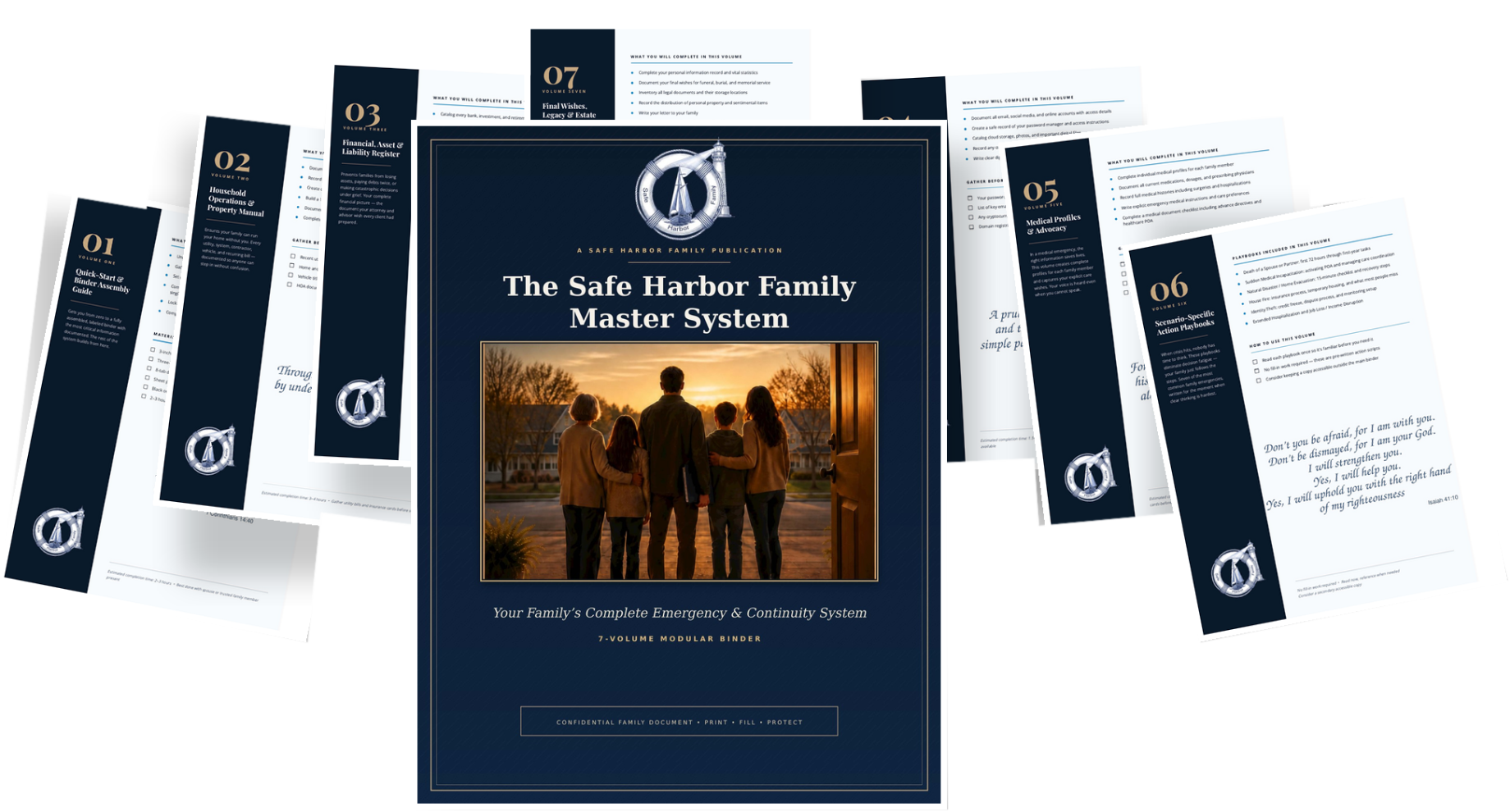 The Safe Harbor Family Master System with its seven volume dividers